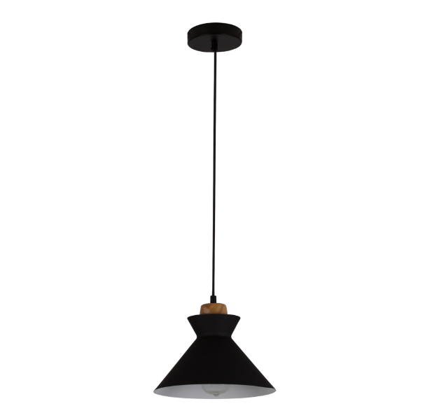 Charlotte Nordic Wood And Steel 250 Pendant Light - Lighting.co.za