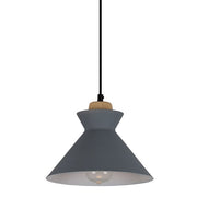 Charlotte Nordic Wood And Steel 250 Pendant Light - Lighting.co.za