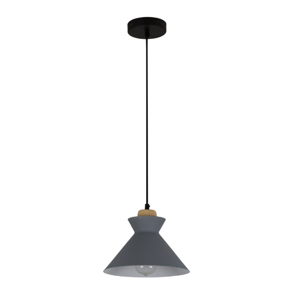 Charlotte Nordic Wood And Steel 250 Pendant Light - Lighting.co.za