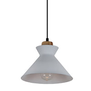 Charlotte Nordic Wood And Steel 250 Pendant Light - Lighting.co.za