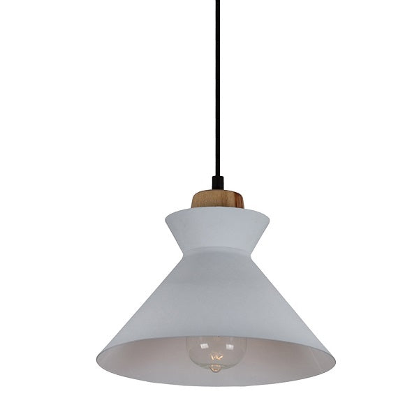 Charlotte Nordic Wood And Steel 250 Pendant Light - Lighting.co.za