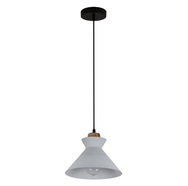 Charlotte Nordic Wood And Steel 250 Pendant Light - Lighting.co.za