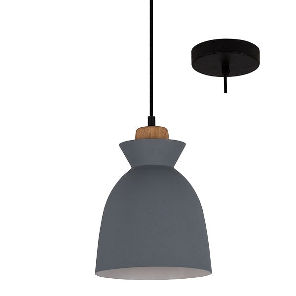 Charlotte Nordic Wood And Steel 195 Pendant Light - Lighting.co.za