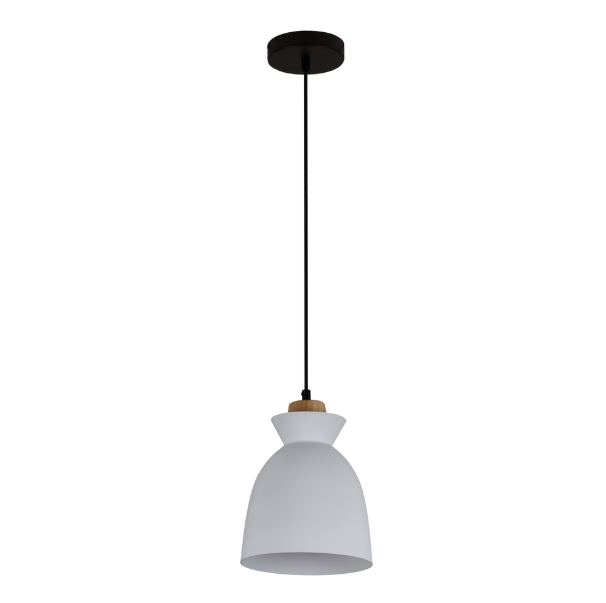 Charlotte Nordic Wood And Steel 195 Pendant Light - Lighting.co.za