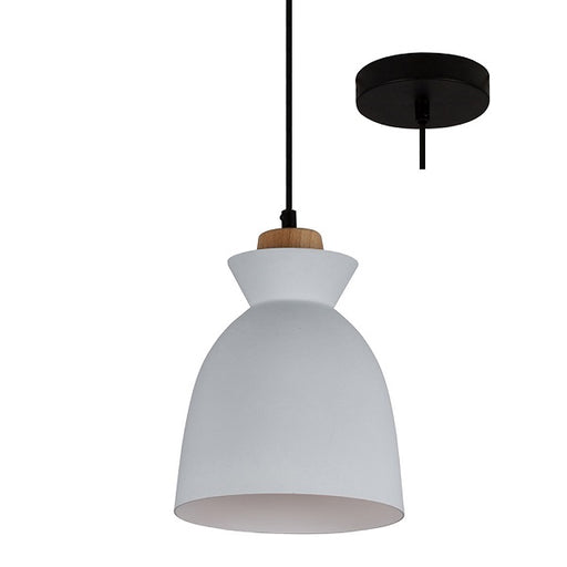 Charlotte Nordic Wood And Steel 195 Pendant Light - Lighting.co.za