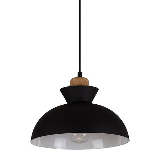 Charlotte Nordic Wood And Steel 280 Pendant Light - Hanging Lights - Lighting.co.za