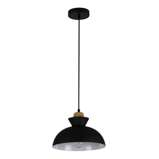 Charlotte Nordic Wood And Steel 280 Pendant Light - Lighting.co.za