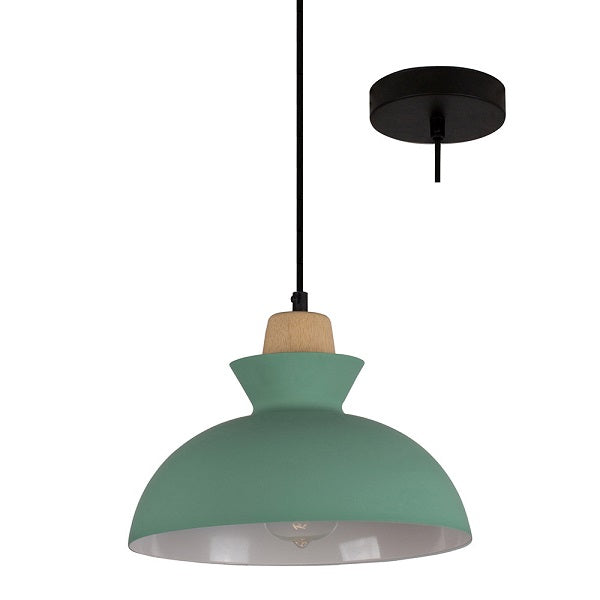 Charlotte Nordic Wood And Steel 280 Pendant Light - Lighting.co.za