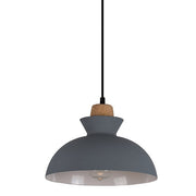 Charlotte Nordic Wood And Steel 280 Pendant Light - Lighting.co.za