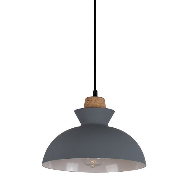 Charlotte Nordic Wood And Steel 280 Pendant Light - Lighting.co.za