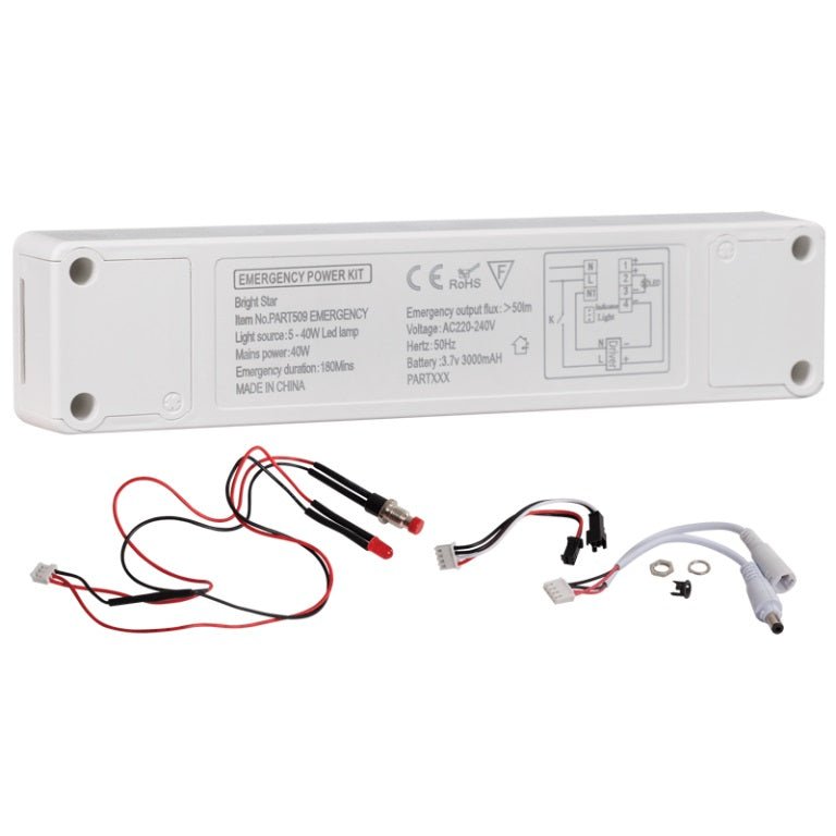 Emergency Kit Convert any fixed light with a LED DRIVER to a Emergency ...
