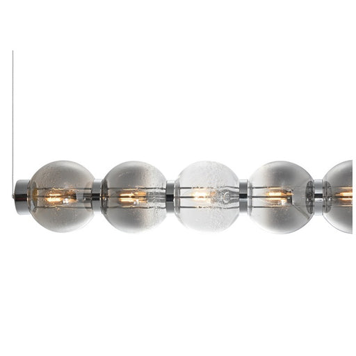 Pearl Horizontal 5 Light Amber | Smoke Glass Pendant Light - Lighting.co.za