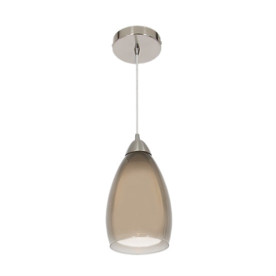 Maison Smoke Grey Or White Glass Pendant Light - Lighting.co.za