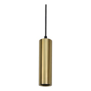 Helios Black Gold White Chrome Tube Pendant Light - Lighting.co.za