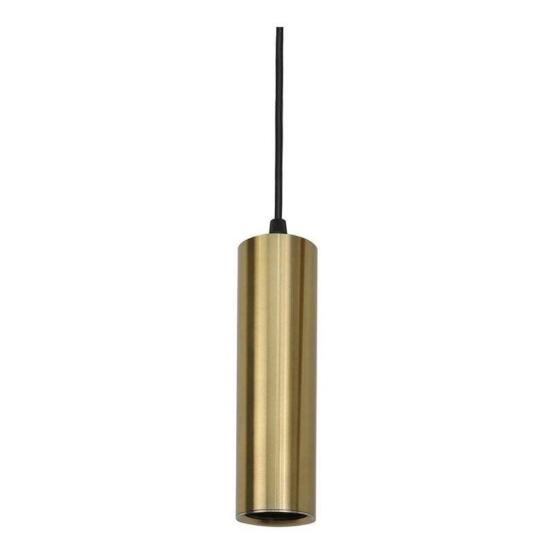 Helios Black Gold White Chrome Tube Pendant Light - Lighting.co.za