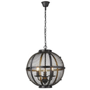 Saville Orb Black Mesh Pendant Light - Lighting.co.za