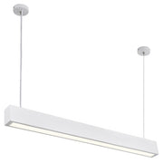 Lynx Slim 12W LED White Rectangle Pendant Light - Lighting.co.za