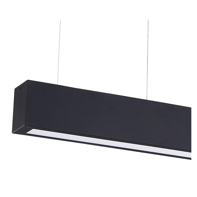 Lynx Slim LED White or Black Rectangle Pendant Light 3 Sizes - Lighting.co.za