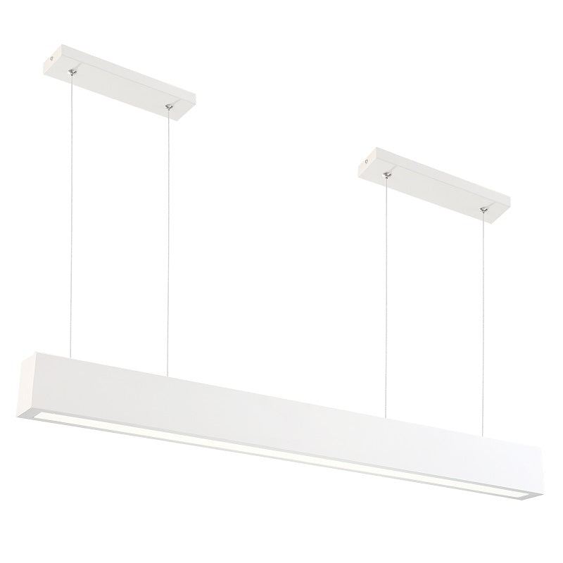 Lynx Slim LED White or Black Rectangle Pendant Light 3 Sizes - Lighting.co.za