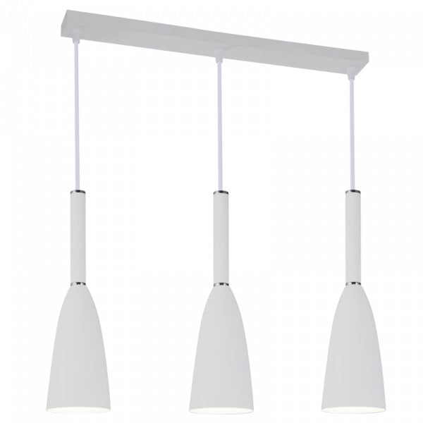 Manor Tall Black Or White 1 | 3 Light Pendant Light - Lighting.co.za