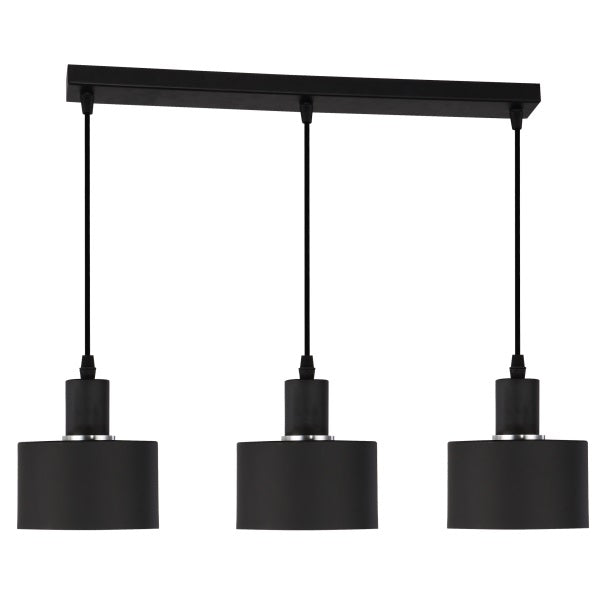 Manor Black Or White 1 | 3 Light Pendant Light - Lighting.co.za