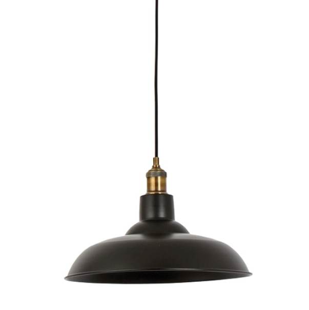 Rodo Black And Brass Vintage Pendant Light - Lighting.co.za