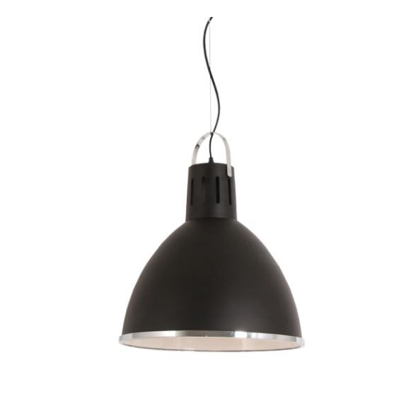 Bay Large Black and Chrome Industrial Pendant Light - Lighting.co.za