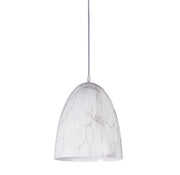 Cilla Metal Dome With Marble Finish Pendant Light - Lighting.co.za