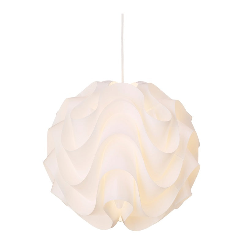 Clifton Chic Retro White Pendant Light 2 Sizes - Lighting.co.za