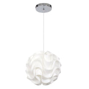 Clifton Chic Retro White Pendant Light 2 Sizes - Lighting.co.za