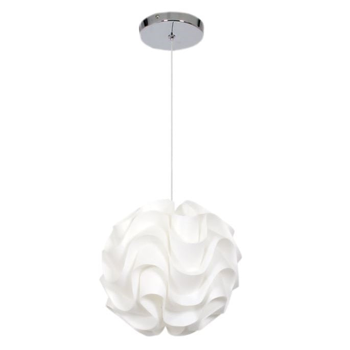 Clifton Chic Retro White Pendant Light 2 Sizes - Lighting.co.za