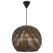 Bodhi Brown Bamboo Rattan Pendant Light - Lighting.co.za