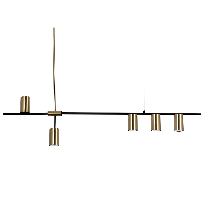 Amalfi 5 Light Brass Look or Chrome Stem Pendant Light - Lighting.co.za
