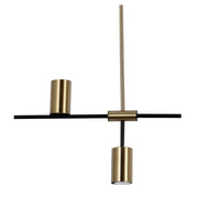 Amalfi 5 Light Brass Look or Chrome Stem Pendant Light - Lighting.co.za