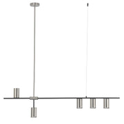 Amalfi 5 Light Brass Look or Chrome Stem Pendant Light - Lighting.co.za