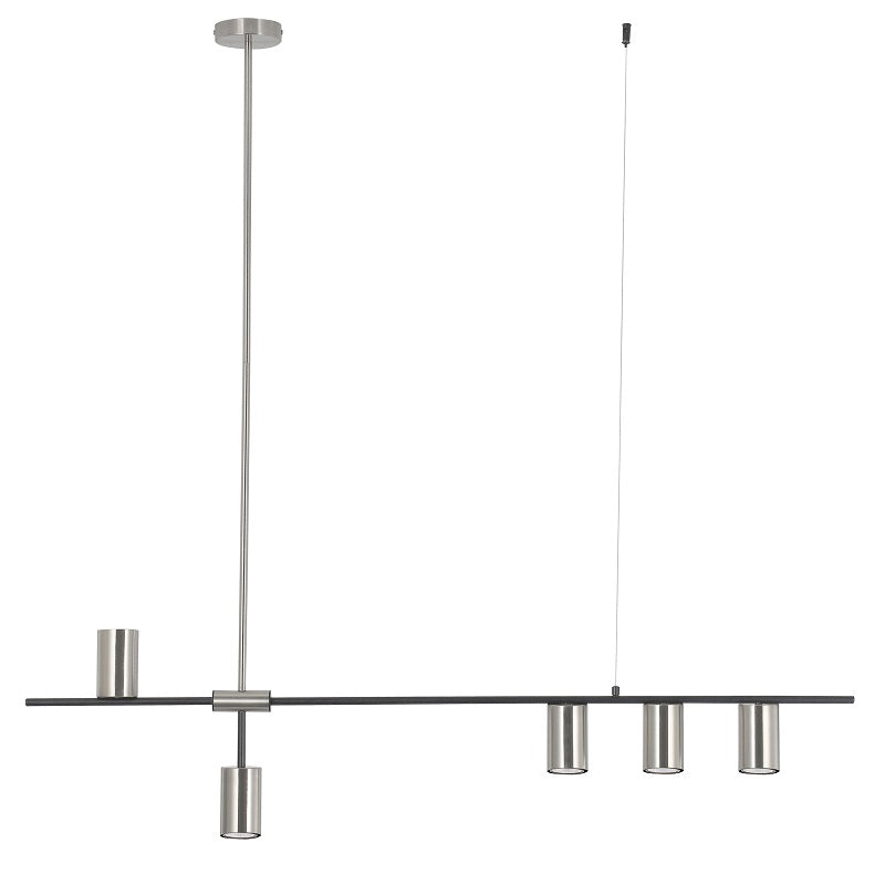 Amalfi 5 Light Brass Look or Chrome Stem Pendant Light - Lighting.co.za