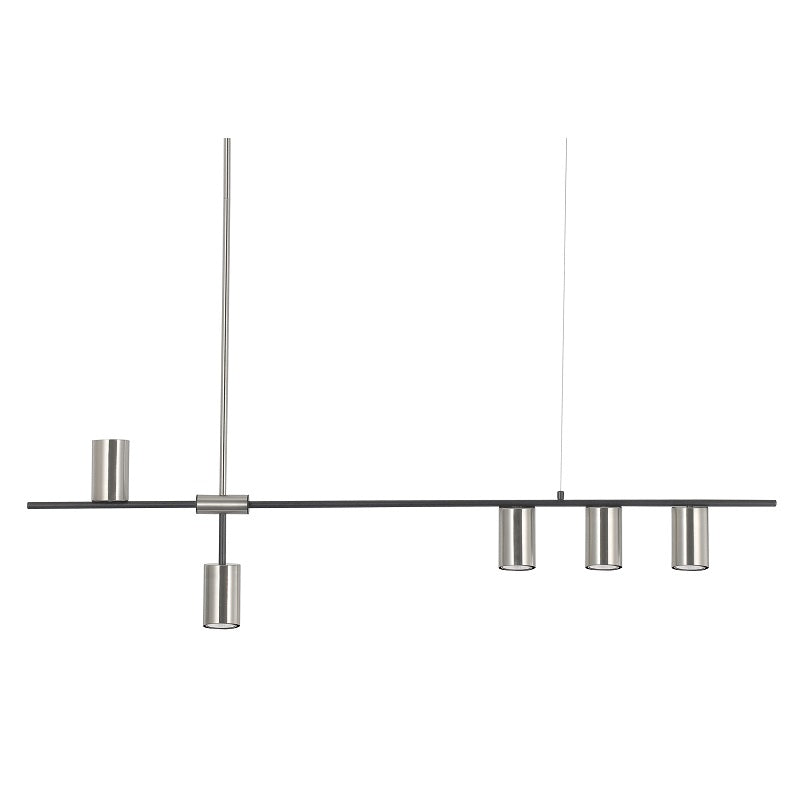 Amalfi 5 Light Brass Look or Chrome Stem Pendant Light - Lighting.co.za