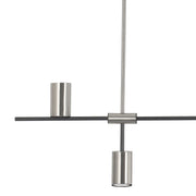 Amalfi 5 Light Brass Look or Chrome Stem Pendant Light - Lighting.co.za