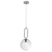 Ebbe Mood Brass Look or Chrome Glass Ball Pendant Light - Lighting.co.za