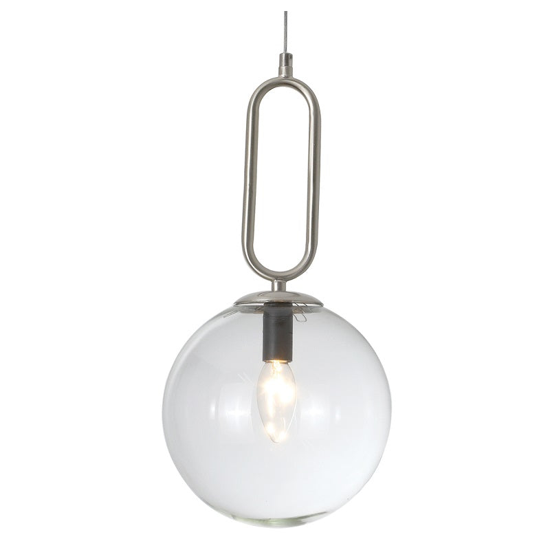 Ebbe Mood Brass Look or Chrome Glass Ball Pendant Light - Lighting.co.za