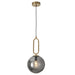 Ebbe Mood Brass Look or Chrome Glass Ball Pendant Light - Lighting.co.za