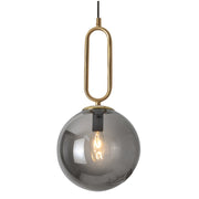 Ebbe Mood Brass Look or Chrome Glass Ball Pendant Light - Lighting.co.za