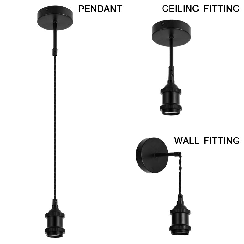 Ziggy Black | White | Chrome | Bronze Wall Light - Lighting.co.za