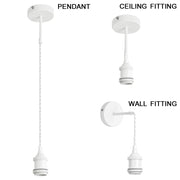 Ziggy Black | White | Chrome | Bronze Wall Light - Lighting.co.za