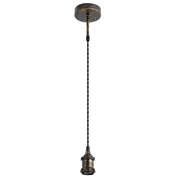 Ziggy Black | White | Chrome | Bronze Pendant Light - Lighting.co.za