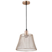 Lexi Black | Copper | Chrome Mesh Pendant Light - Lighting.co.za