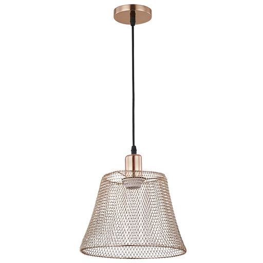 Lexi Black | Copper | Chrome Mesh Pendant Light - Lighting.co.za