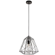Pheonix Black Or Copper Metal Wire Pendant Light - Lighting.co.za
