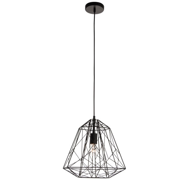 Pheonix Black Or Copper Metal Wire Pendant Light - Lighting.co.za