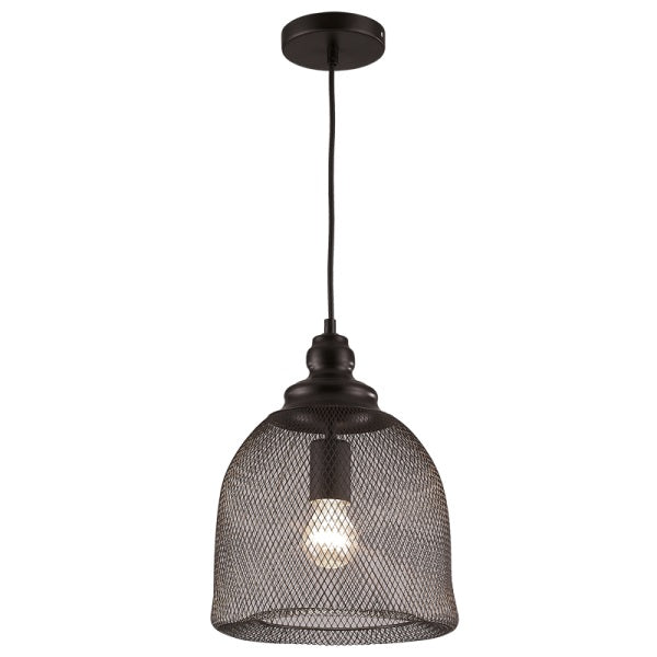 Sai Black Mesh Metal Pendant Light - Lighting.co.za